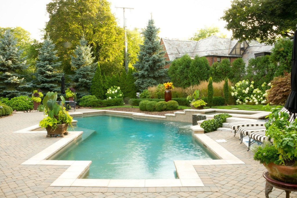 in-ground pool, outdoor entertaining in-ground pool, outdoor entertaining